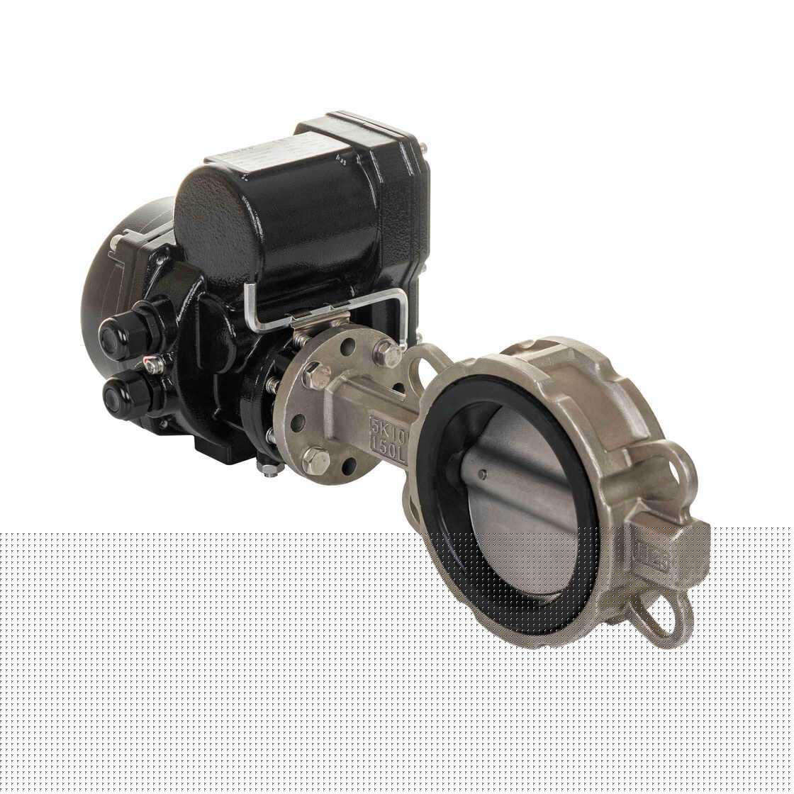 铸钢电动法兰软密封蝶阀